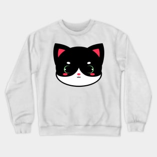 Cute Tuxedo Cat Crewneck Sweatshirt